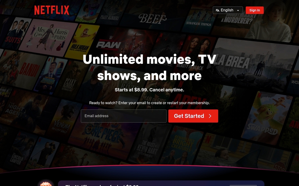 Netflix Türkiye ana sayfa